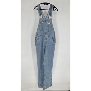 VTG 90s Guess Denim Overalls Carpenter Loop Cotton Style 11773 Womens Sz Large